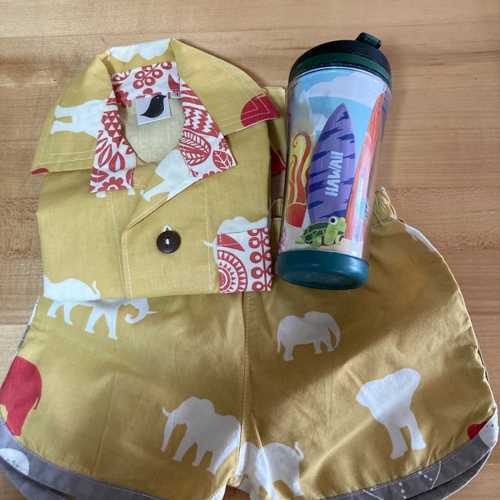 HAWAIIAN Toddlers shirt/shorts Starbucks Toddler’s Sippy Cup